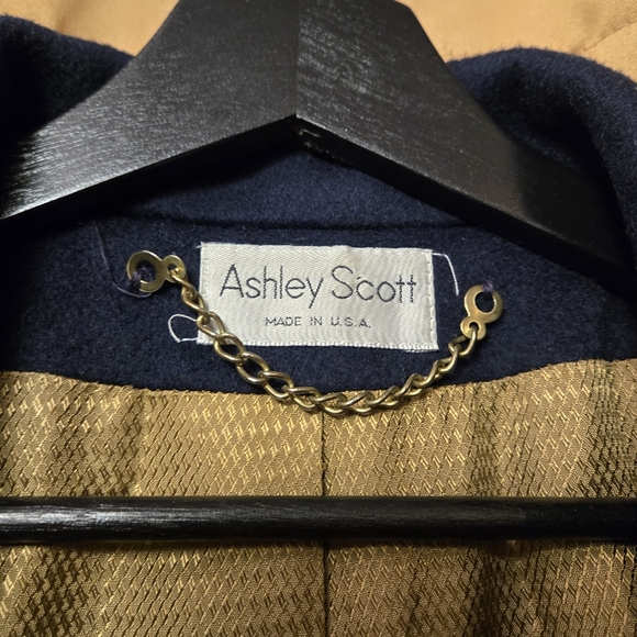 Vintage Ashley Scott Wool Coat size 14 - Picture 3 of 4